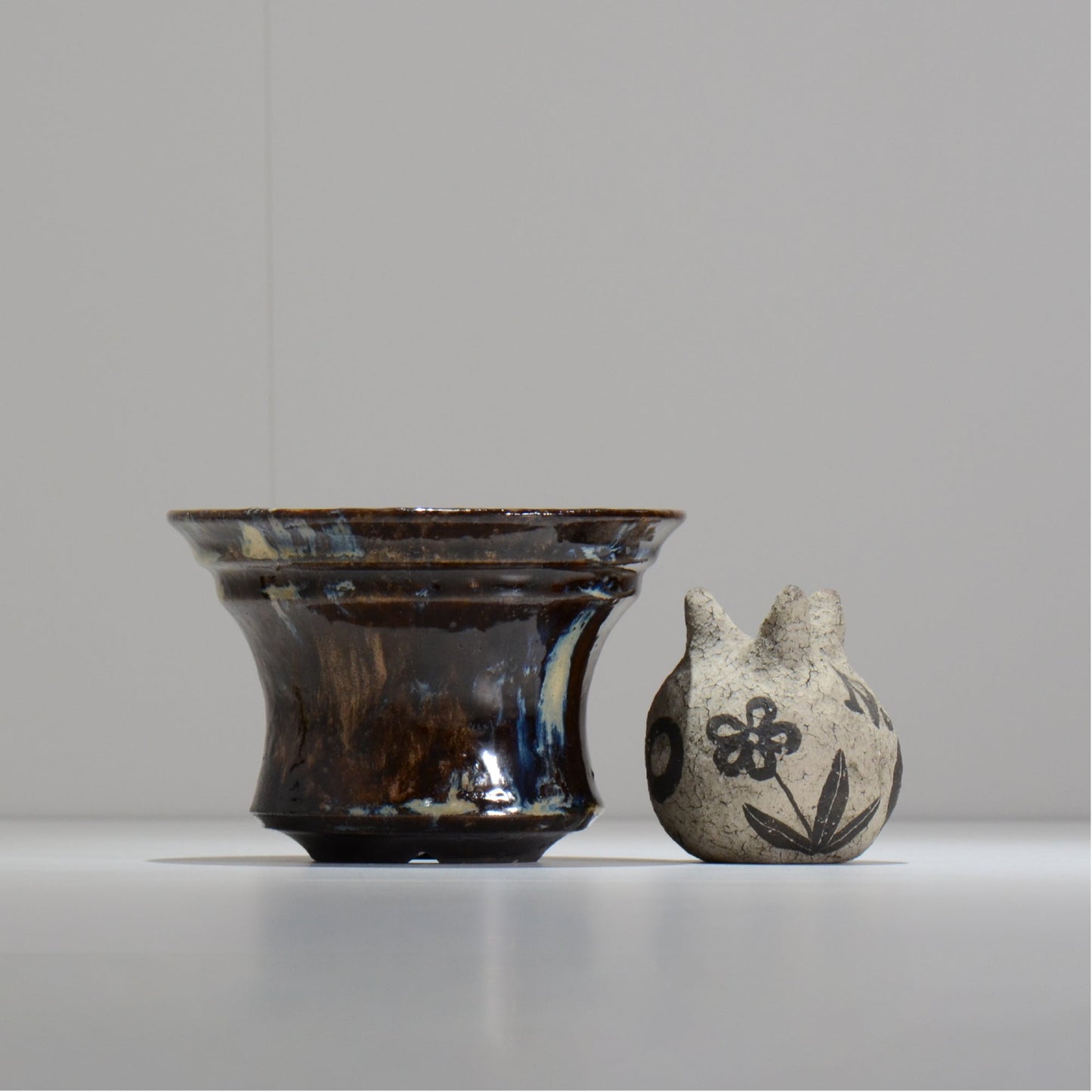 ヒノモトナツミ / 縁-ふち- /cone3_fu47_l/ 約φ15.6cm / 植木鉢