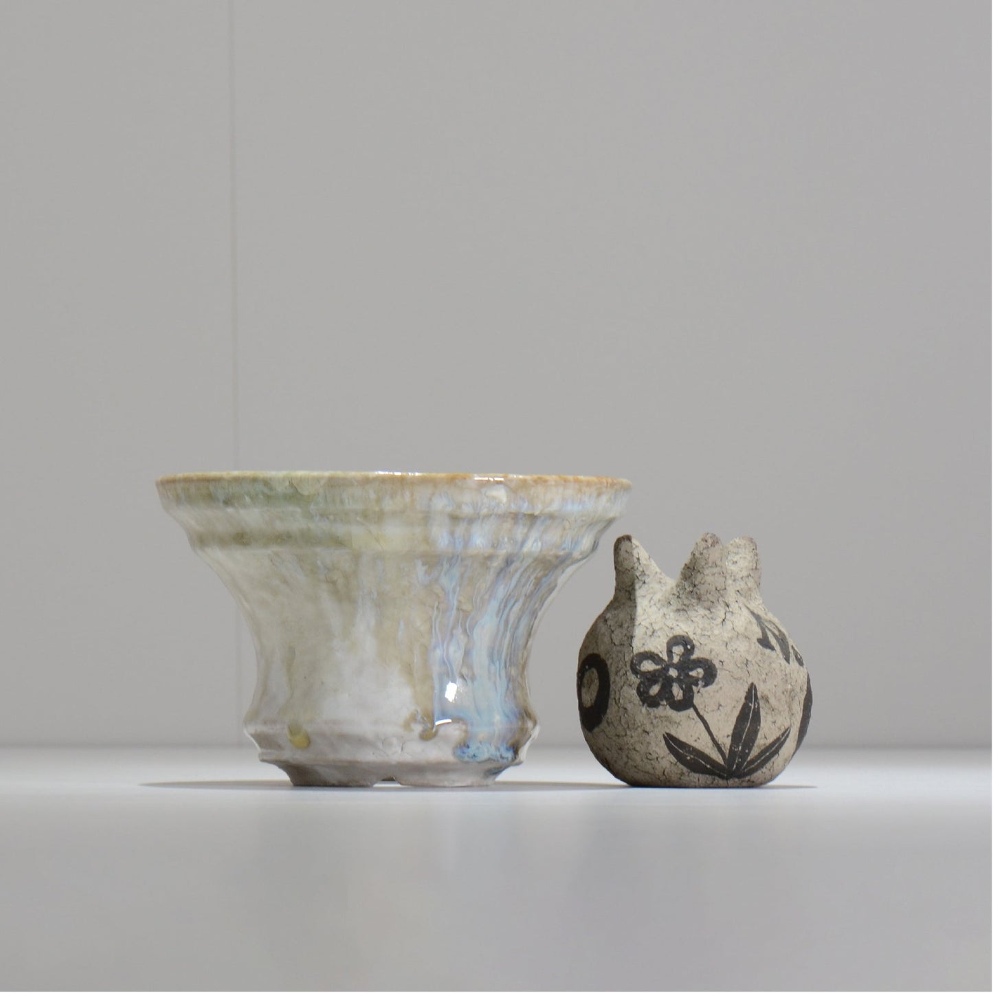 ヒノモトナツミ / 縁-ふち- /cone3_fu50_l/ 約φ15.6cm / 植木鉢