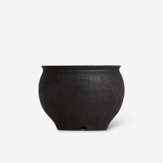 I - moniee / KUROKINUN06 - 01 / 約 φ10.6cm / 植木鉢