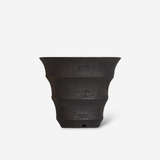 I - moniee / KUROKINUN07 - 06 / 約 φ13.0cm / 植木鉢