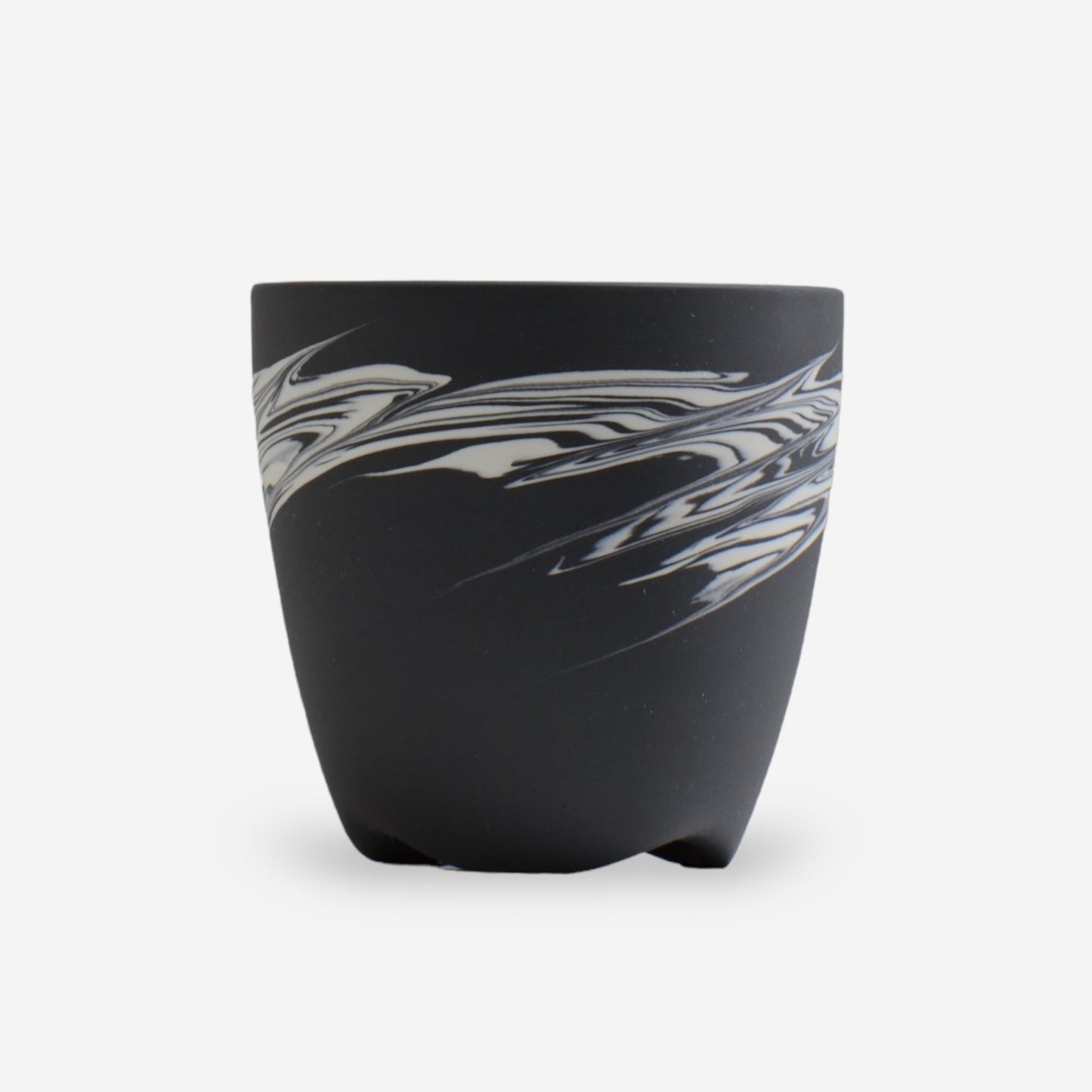 山本真郎 / 黒仙-kokusen007 / 約φ11.5cm / 植木鉢