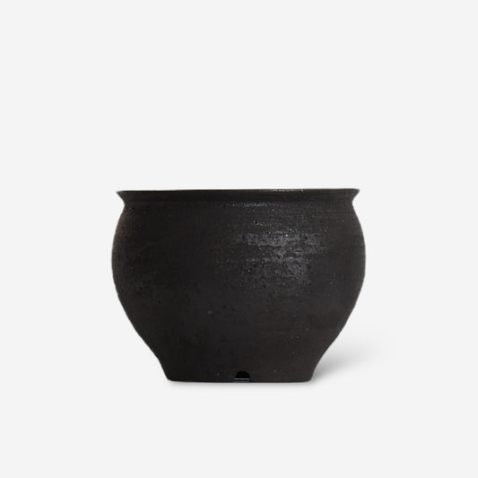 I - moniee / KUROKINUN06 - 03 / 約 φ11.0cm / 植木鉢