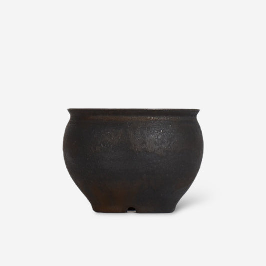 I - moniee / KUROKINUN06 - 07 / 約 φ11.0cm / 植木鉢