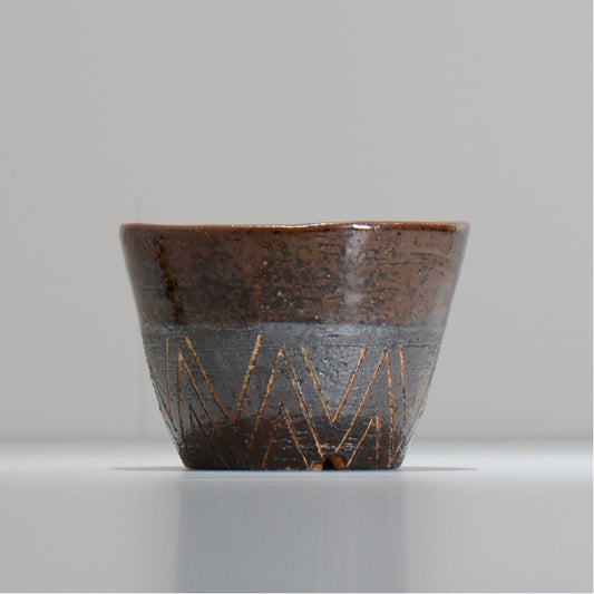 鈴木典子/ folk art 07 / 約 φ12.5cm / 植木鉢