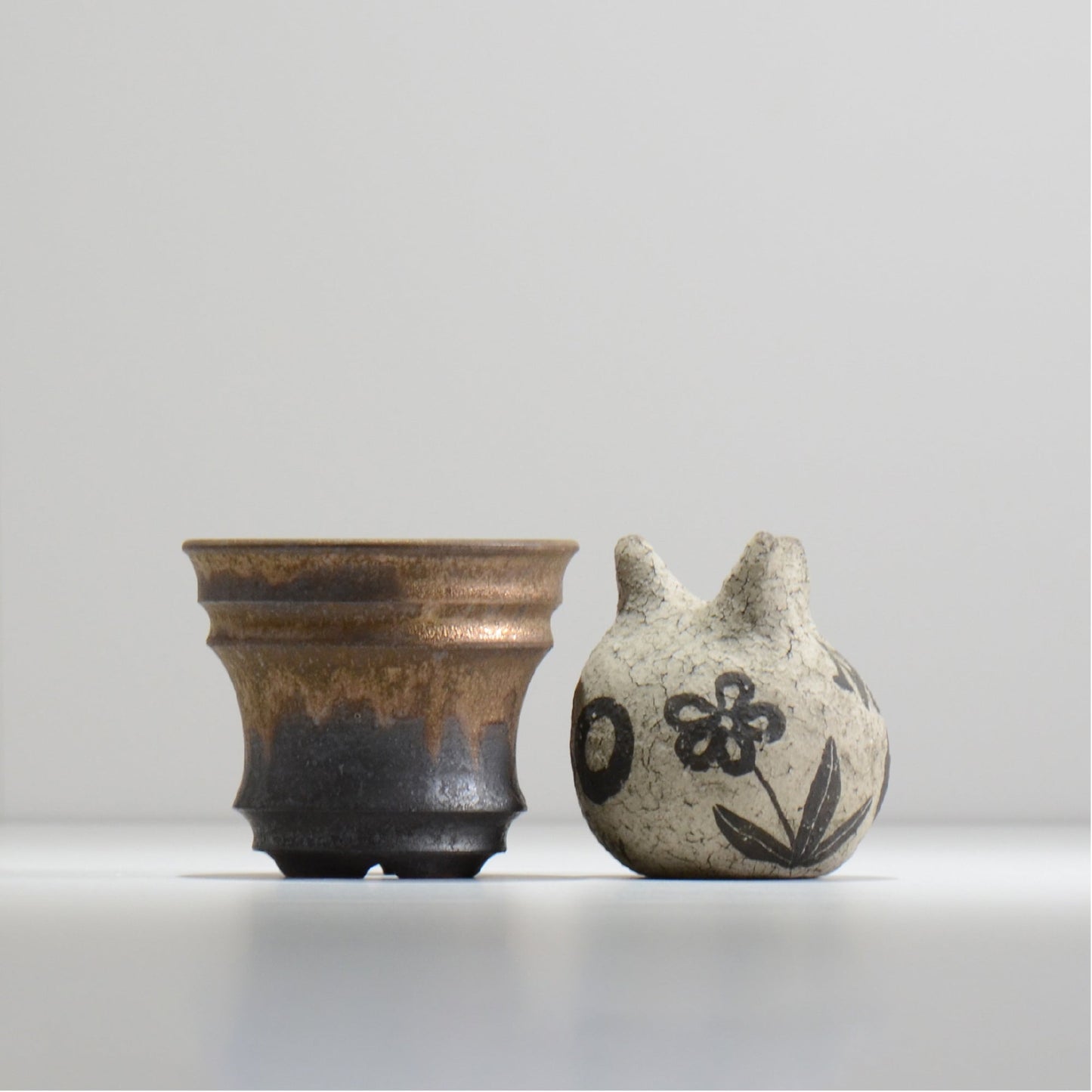 fuclay / FUCLAY black / fb2_01_s / 約 φ9.5cm / 植木鉢