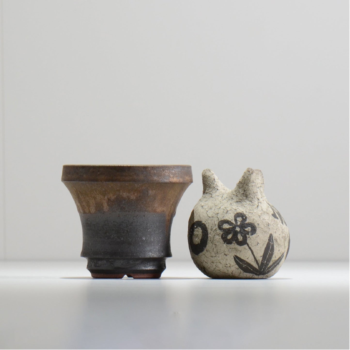 fuclay / FUCLAY black / fb2_03_s / 約 φ9.5cm / 植木鉢