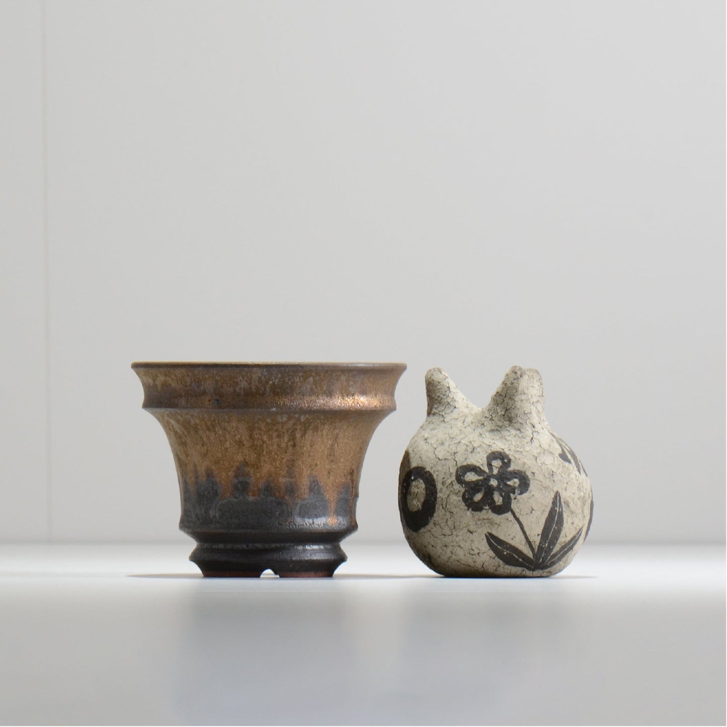 fuclay / FUCLAY black / fb2_07_s / 約 φ10.8cm / 植木鉢