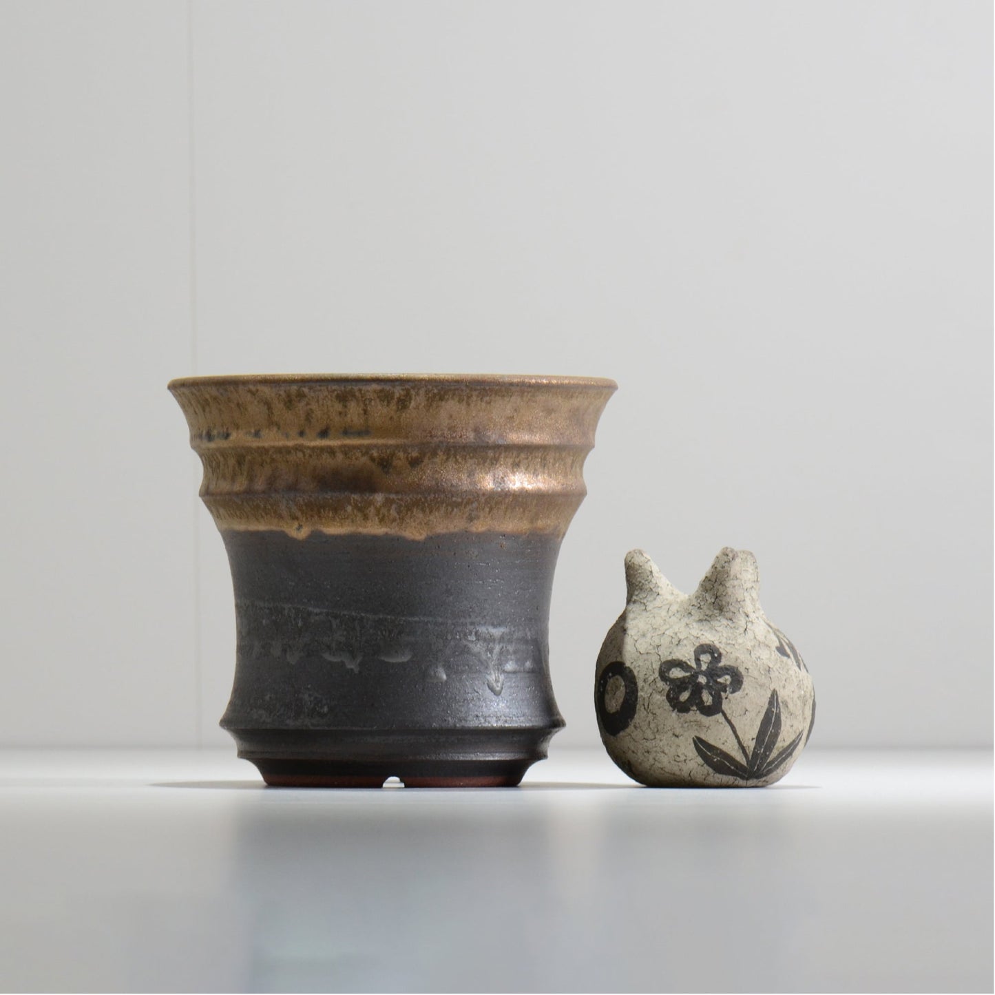 fuclay / FUCLAY black / fb2_18_l / 約 φ15.7cm / 植木鉢