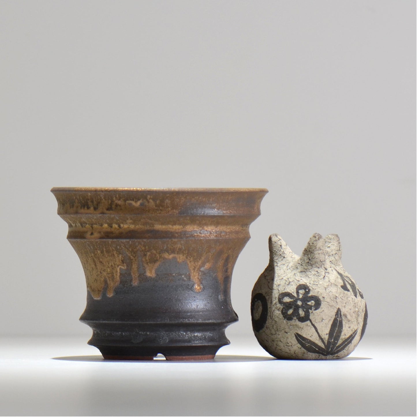 fuclay / FUCLAY black / fb3_27_m / 約 φ14cm / 植木鉢