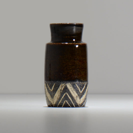 鈴木典子/ 一輪挿し / folk art02_ichi02 / 約 φ6.3cm / 花瓶