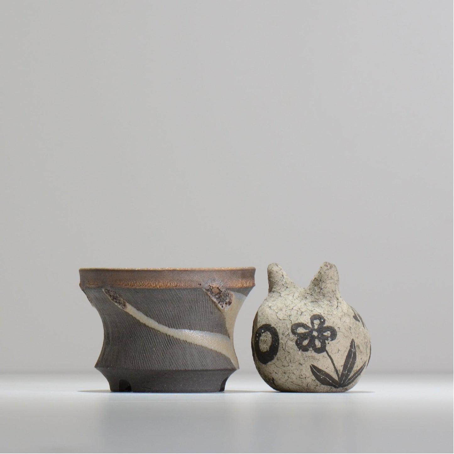 穂髙隆児 /hekiun01_02/ 約φ11.3cm / 植木鉢