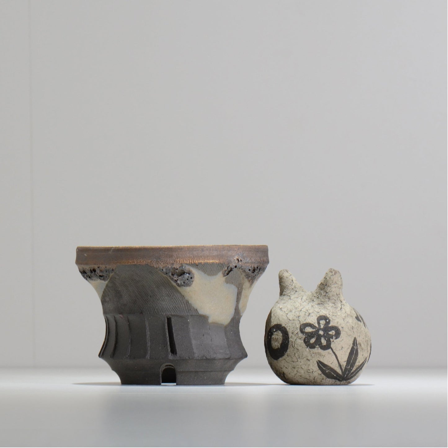 穂髙隆児 /hekiun01_08/ 約φ13.9cm / 植木鉢