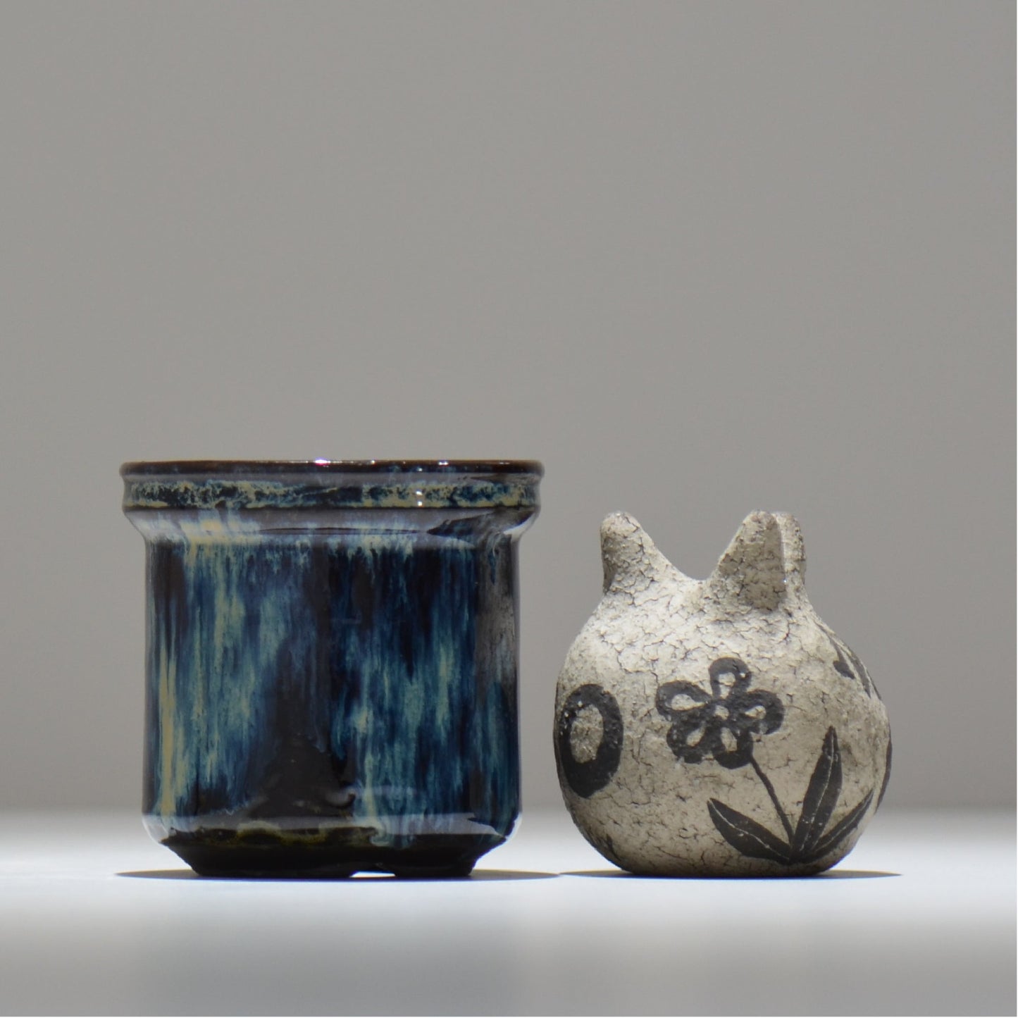 ヒノモトナツミ / 縁-ふち- / hn01_23fuchi_s /  約 φ9.5cm / 植木鉢
