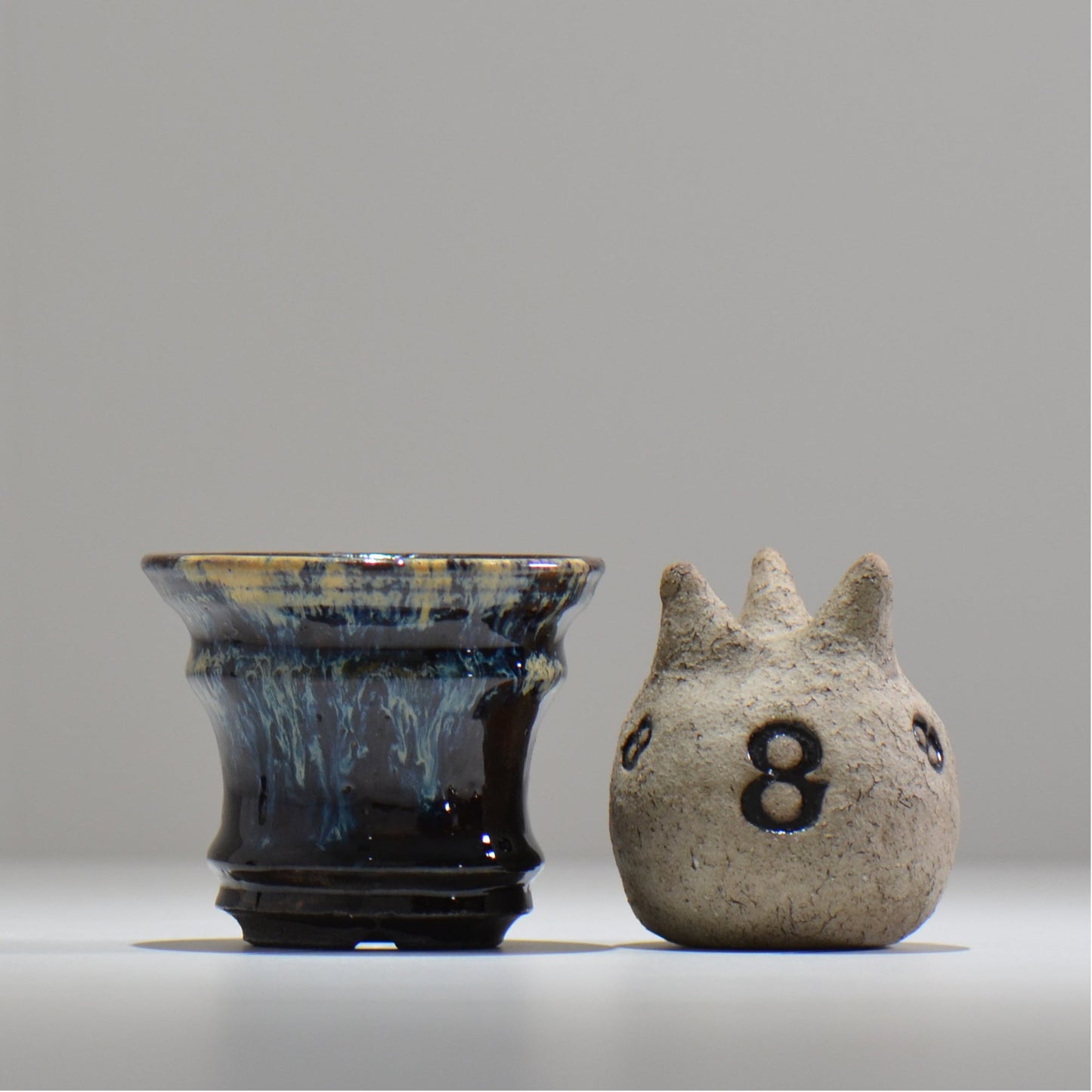 ヒノモトナツミ / 縁-ふち- / hn01_11fuchi_s / 約 φ9.5cm / 植木鉢