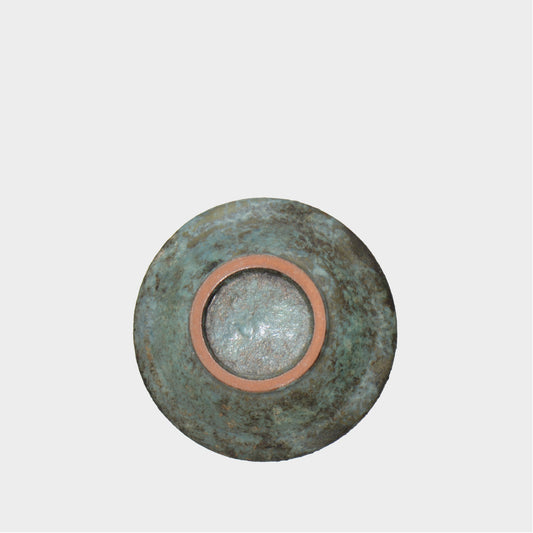 ヒノモトナツミ / 鈍-にび- / hn01_07nibi_s / 約 φ9cm / 苔玉皿