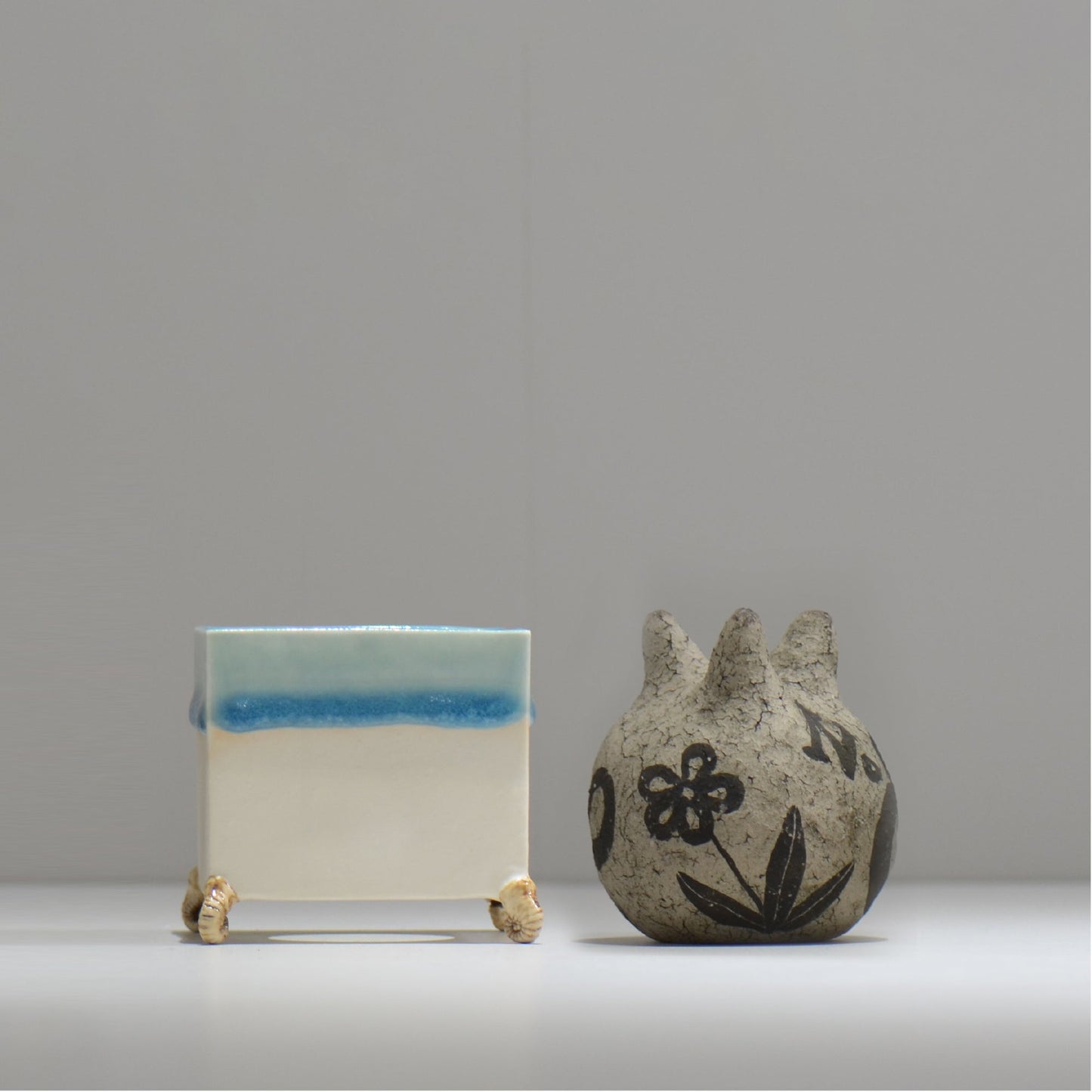 陶芸家イカンソク / ik_017 / 約φ7.7cm / 植木鉢