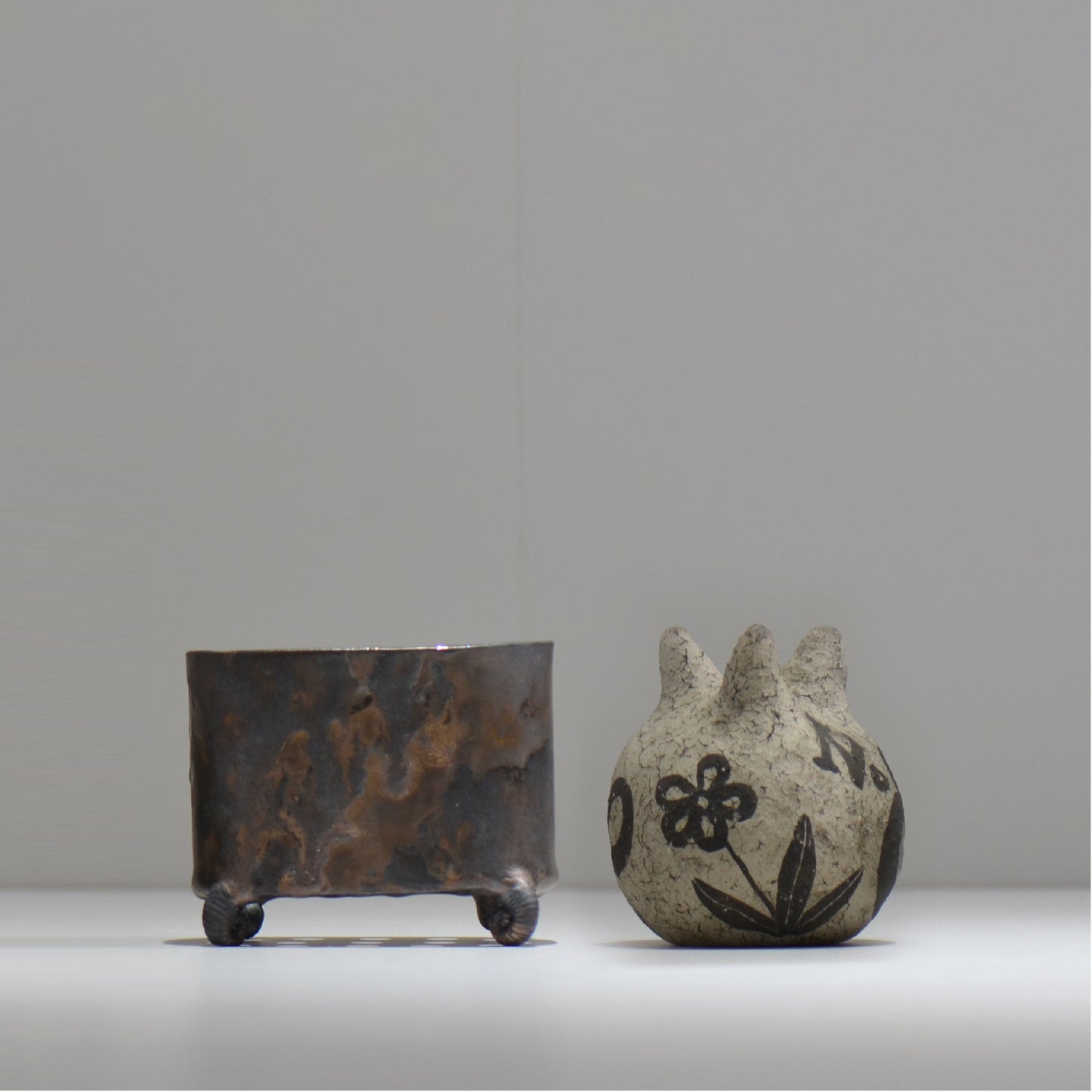 陶芸家イカンソク / ik_018 / 約φ9.3cm / 植木鉢