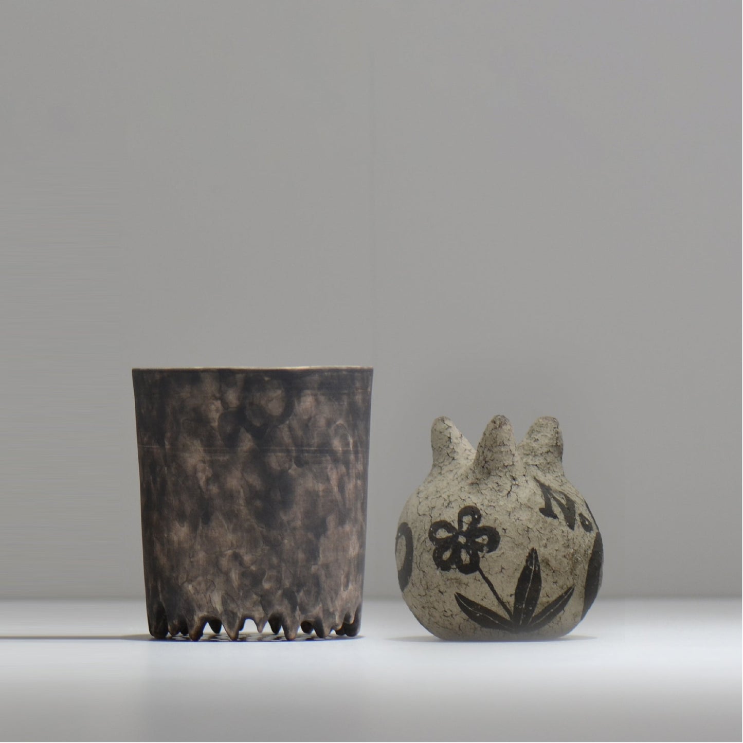 陶芸家イカンソク / ik_019 / 約φ8.8cm / 植木鉢