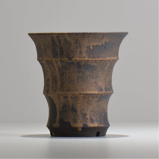 I - moniee / KUROKINUN/ im_kk08_m / 約 φ14.8cm / 植木鉢