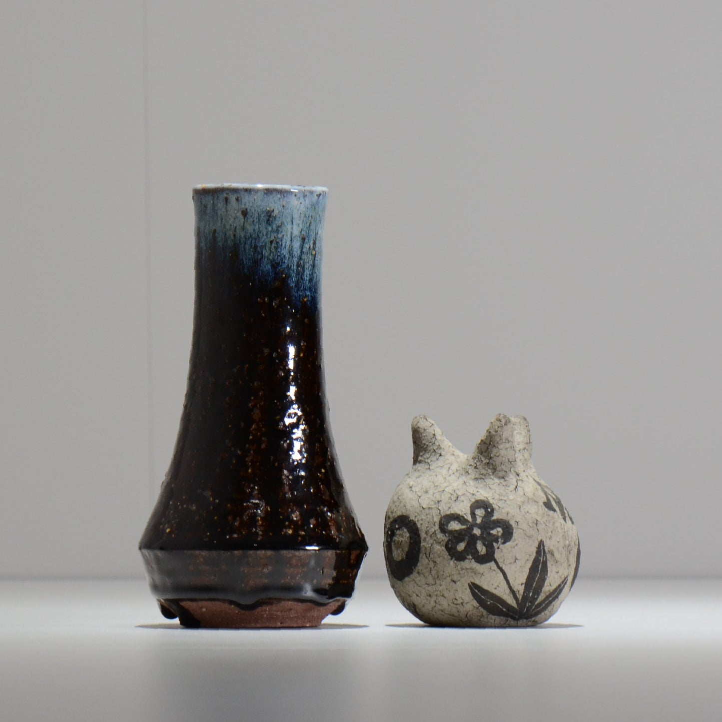 穂髙隆児 / 一輪挿し / karatsu01_ichi/ 約φ9cm / 花瓶