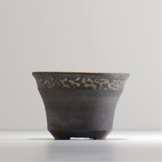 齋藤研一 / 雲龍 ken3- man007/ 約φ12.8cm / 植木鉢