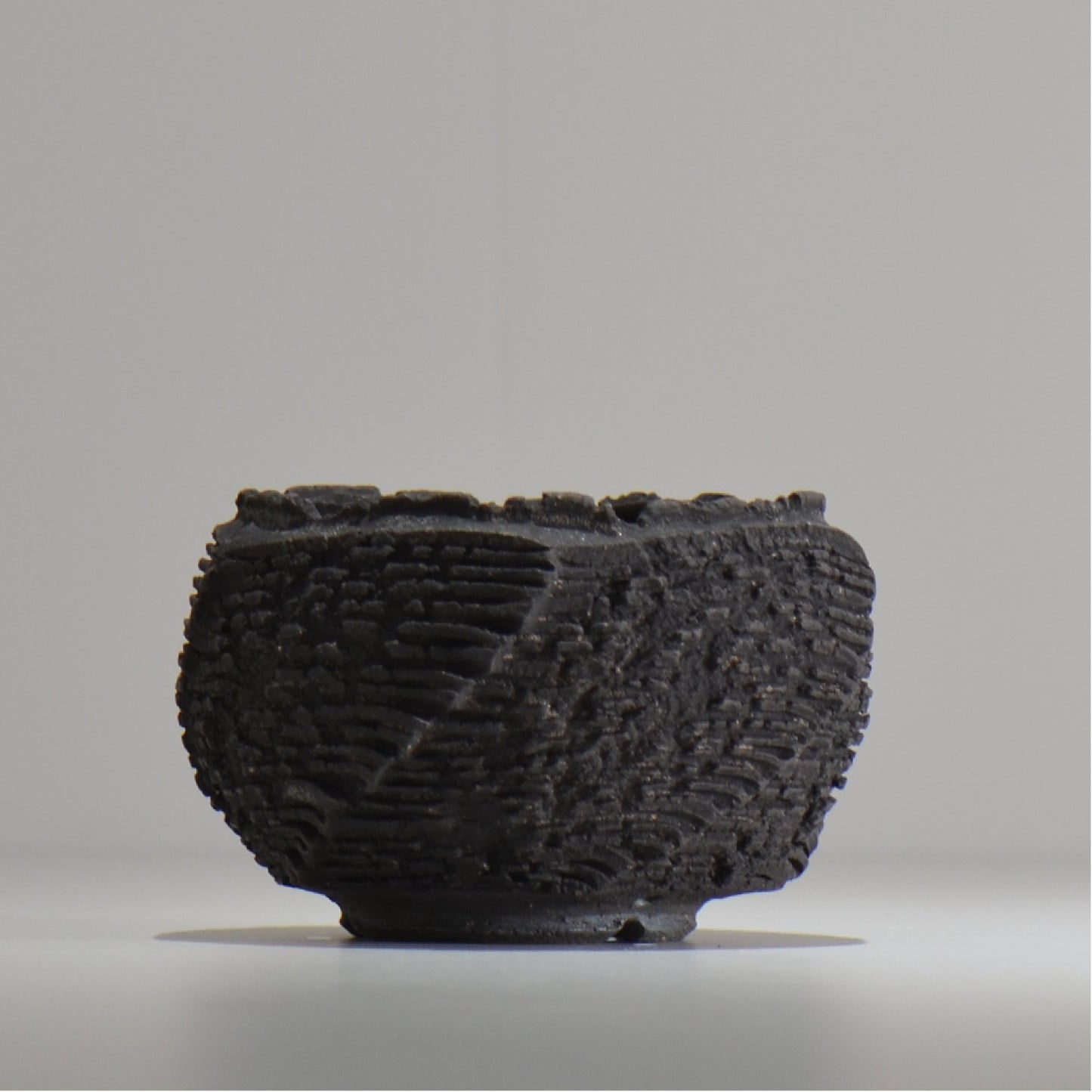 菊地元野 / DANSOU GLOSS ブラック / kg_db02_s / 約φ9.5cm / 植木鉢