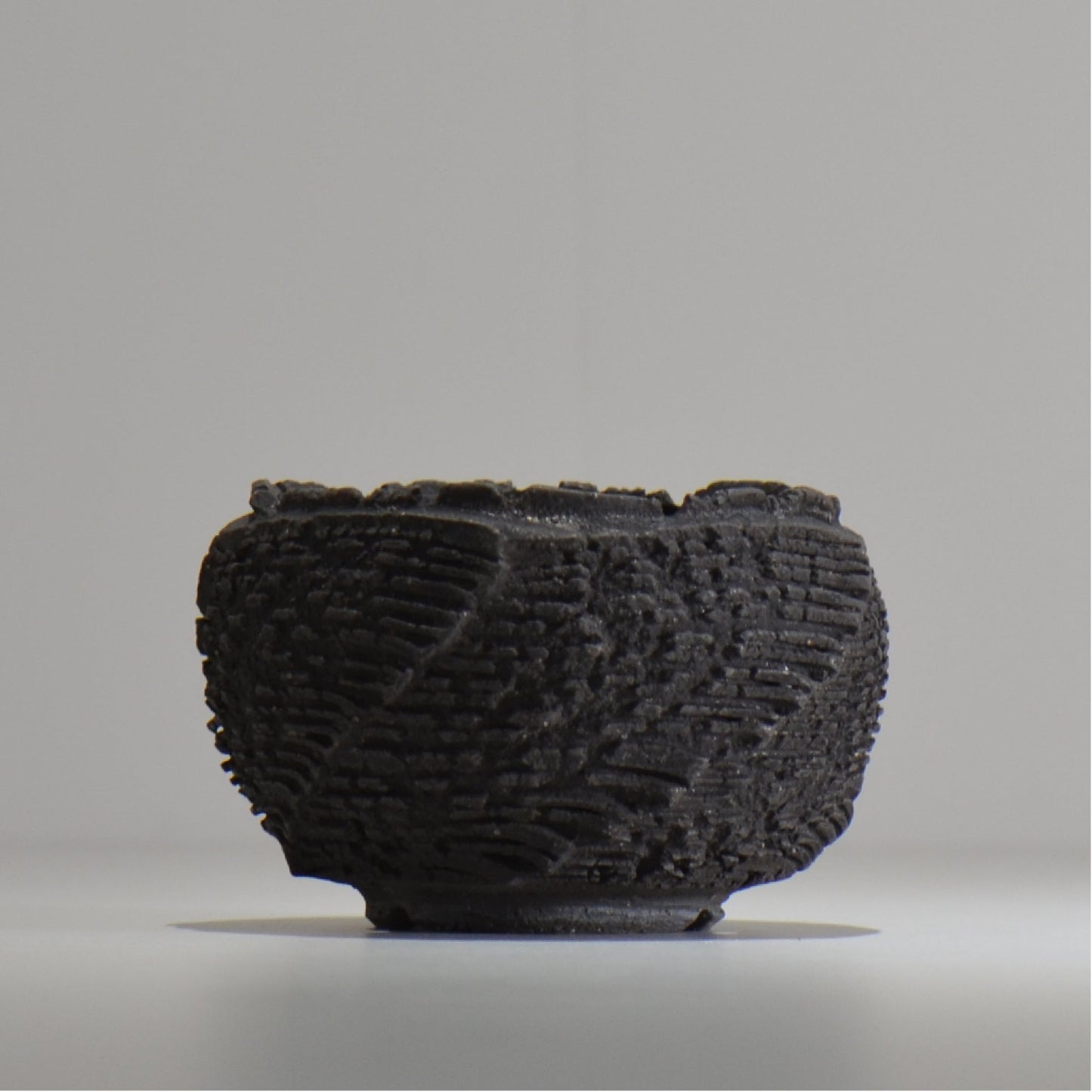 菊地元野 / DANSOU GLOSS ブラック / kg_db02_s / 約φ9.5cm / 植木鉢