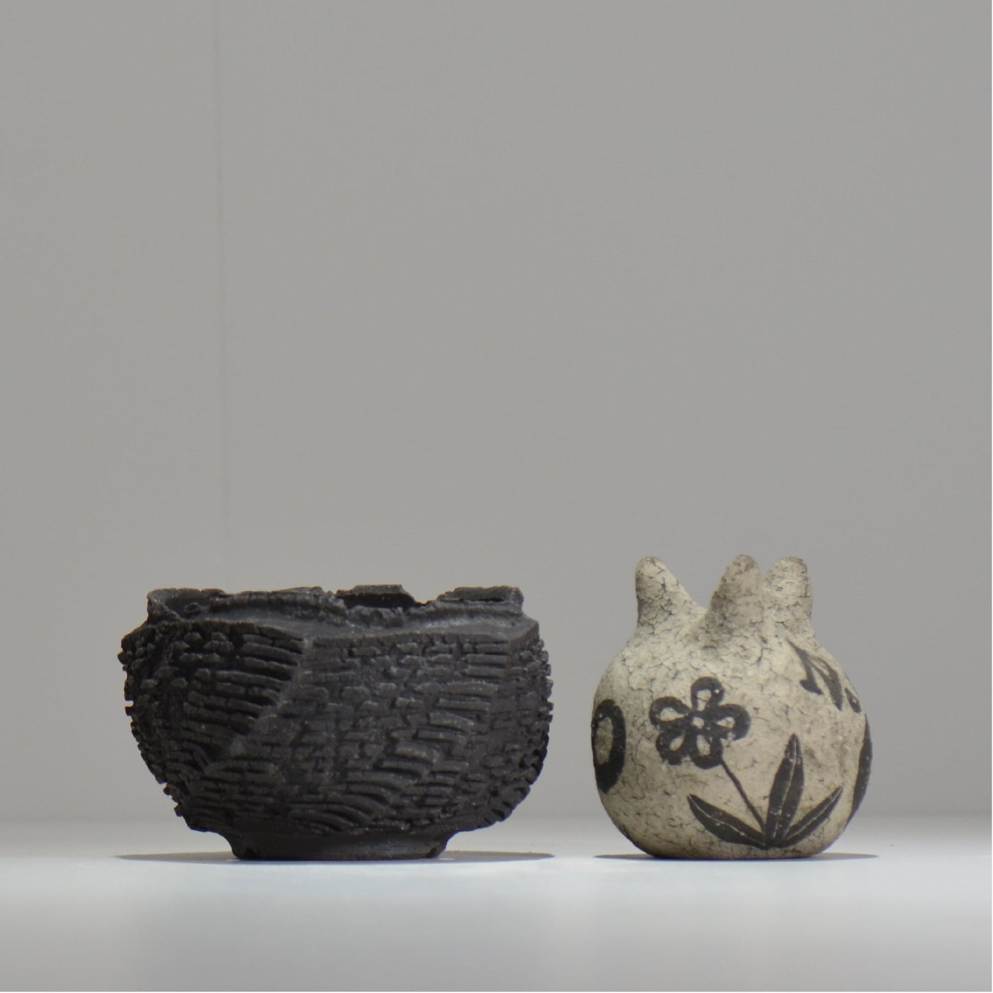 菊地元野 / DANSOU GLOSS ブラック / kg_db05_s / 約φ10cm / 植木鉢