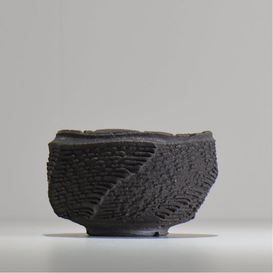 菊地元野 / DANSOU GLOSS ブラック / kg_db23_s / 約φ11.5cm / 植木鉢