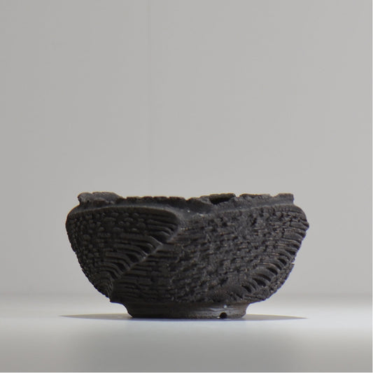 菊地元野 / DANSOU GLOSS ブラック / kg_db24_m / 約φ12.5cm / 植木鉢