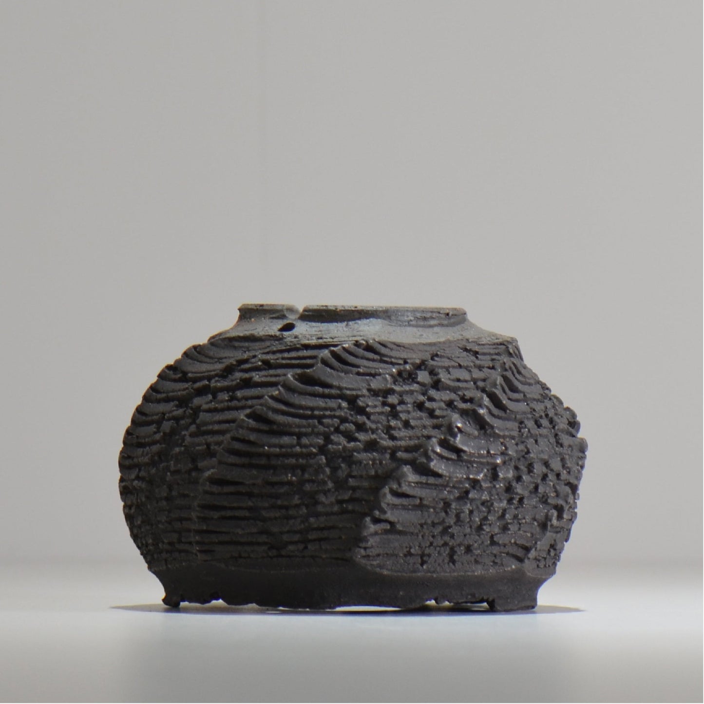 菊地元野 / DANSOU GLOSS ブラック / kg_db25_s / 約φ10cm / 植木鉢