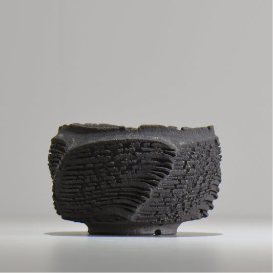 菊地元野 / DANSOU GLOSS ブラック / kg_db26_s / 約φ11.5cm / 植木鉢