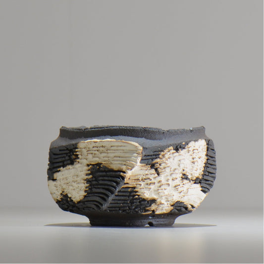 菊地元野 / DANSOU GLOSS ツートン / kg_dt28_s / 約φ11.5cm / 植木鉢