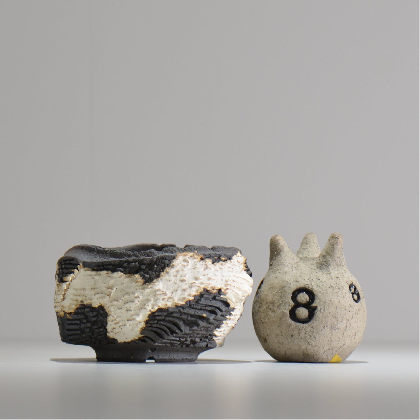 菊地元野 / DANSOU GLOSS ツートン / kg_dt29_s /  約φ11cm / 植木鉢