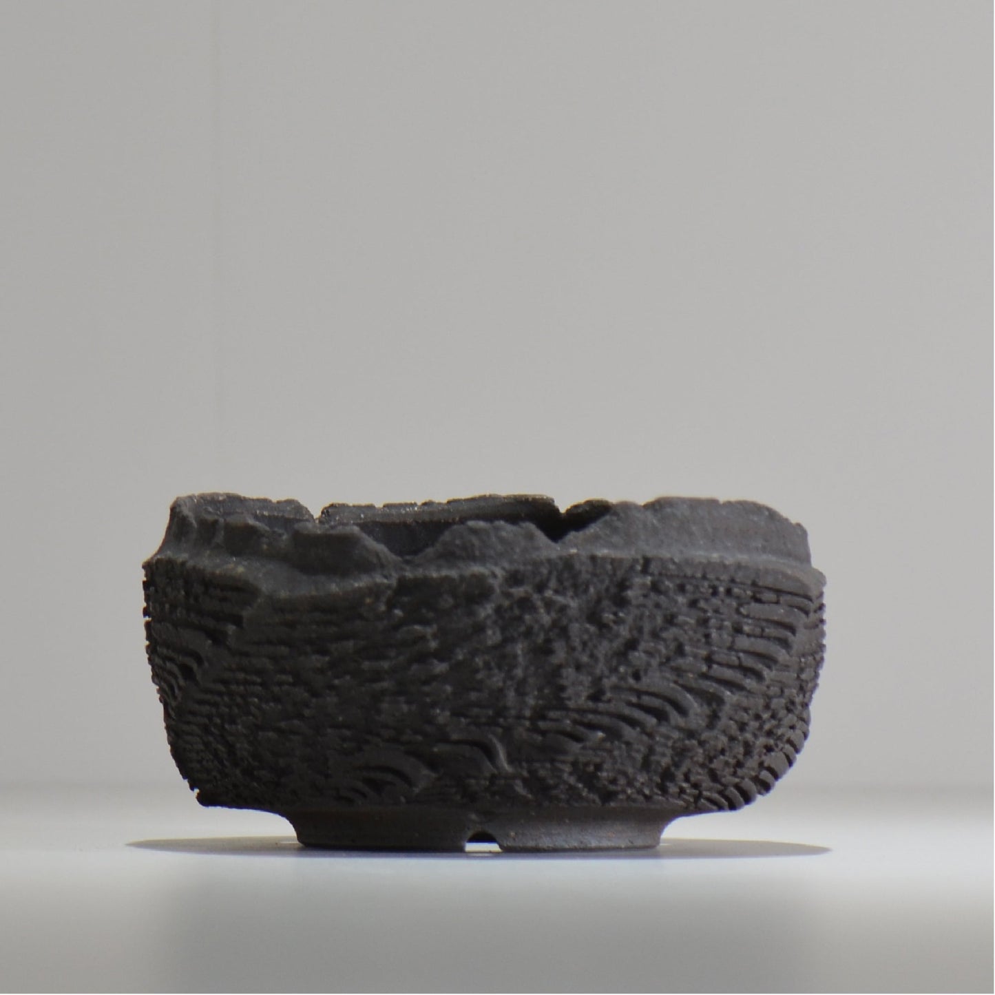 菊地元野 / DANSOU GLOSS ブラック / kg_db44_m / 約φ14cm / 植木鉢