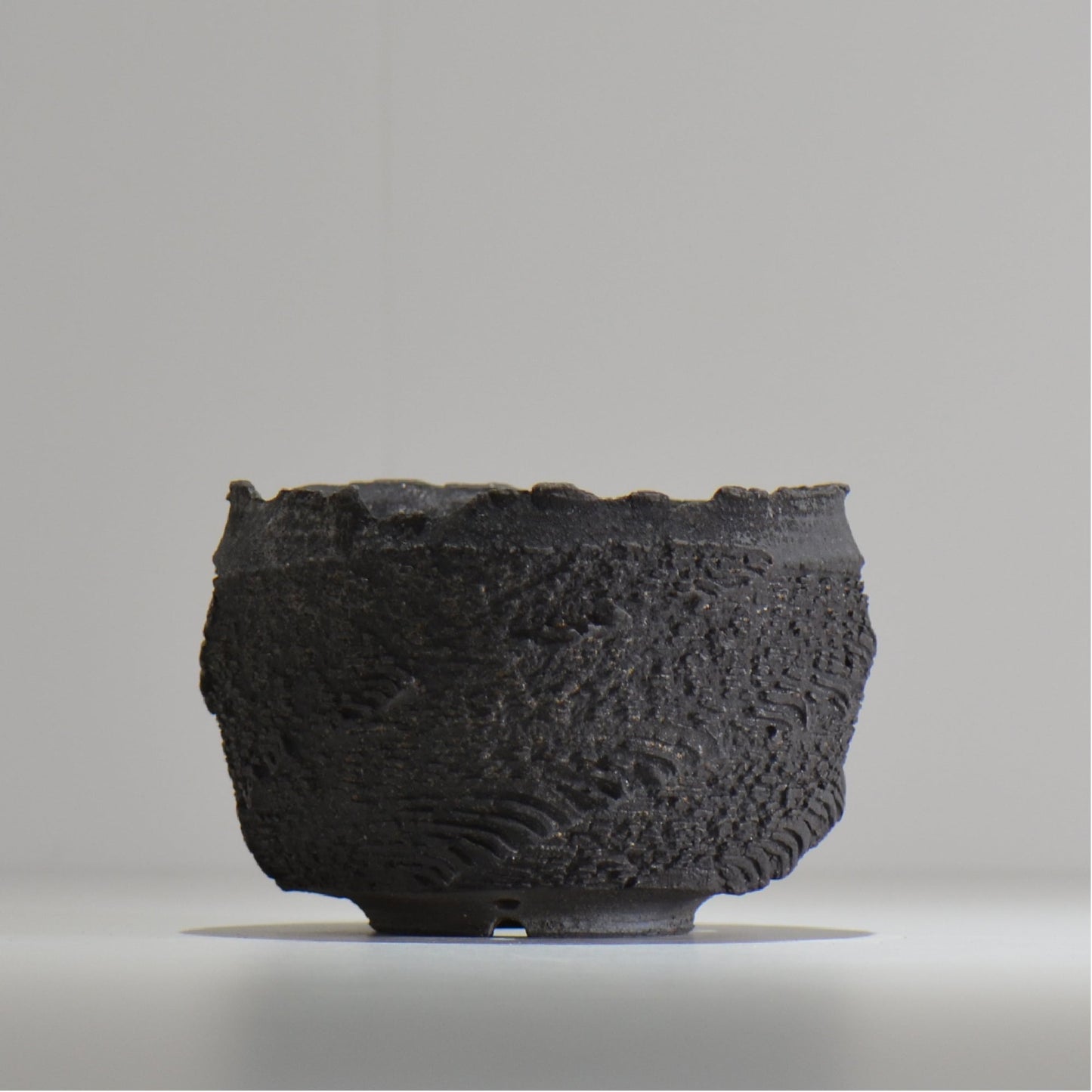 菊地元野 / DANSOU GLOSS ブラック / kg_db46_m / 約φ12.5cm / 植木鉢
