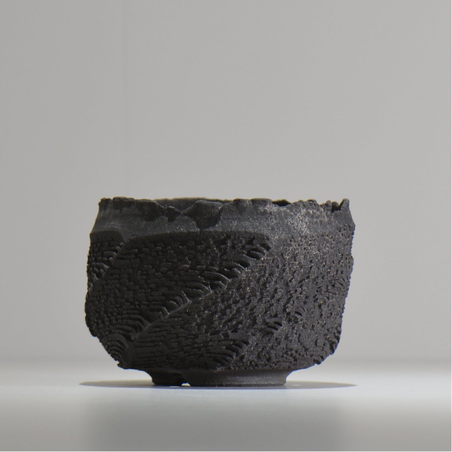 菊地元野 / DANSOU GLOSS ブラック / kg_db46_m / 約φ12.5cm / 植木鉢