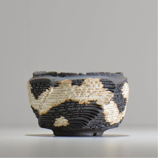 菊地元野 / DANSOU GLOSS ツートン / kg_dt31_s / 約φ11.5cm / 植木鉢