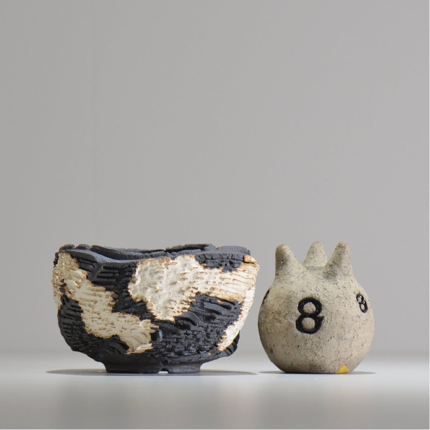 菊地元野 / DANSOU GLOSS ツートン / kg_dt32_s /  約φ12cm / 植木鉢