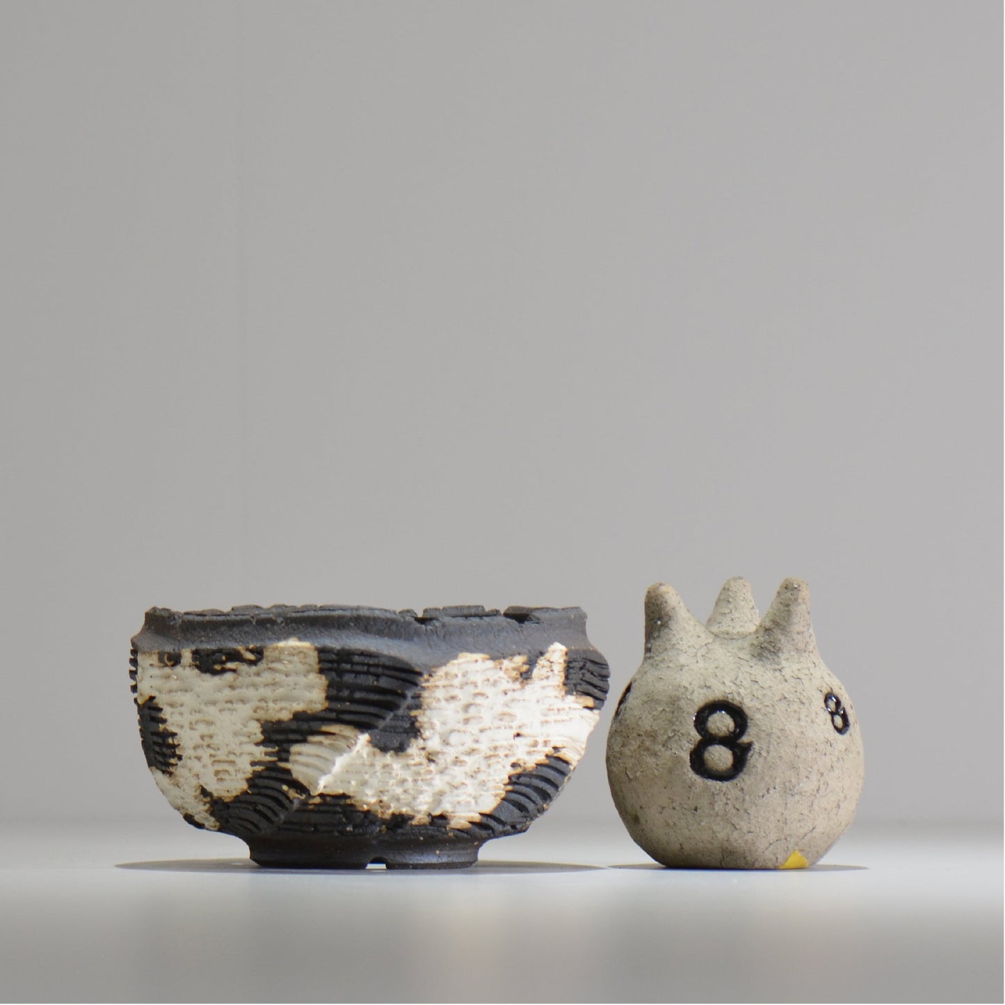 菊地元野 / DANSOU GLOSS ツートン / kg_dt35_s /  約φ12cm / 植木鉢