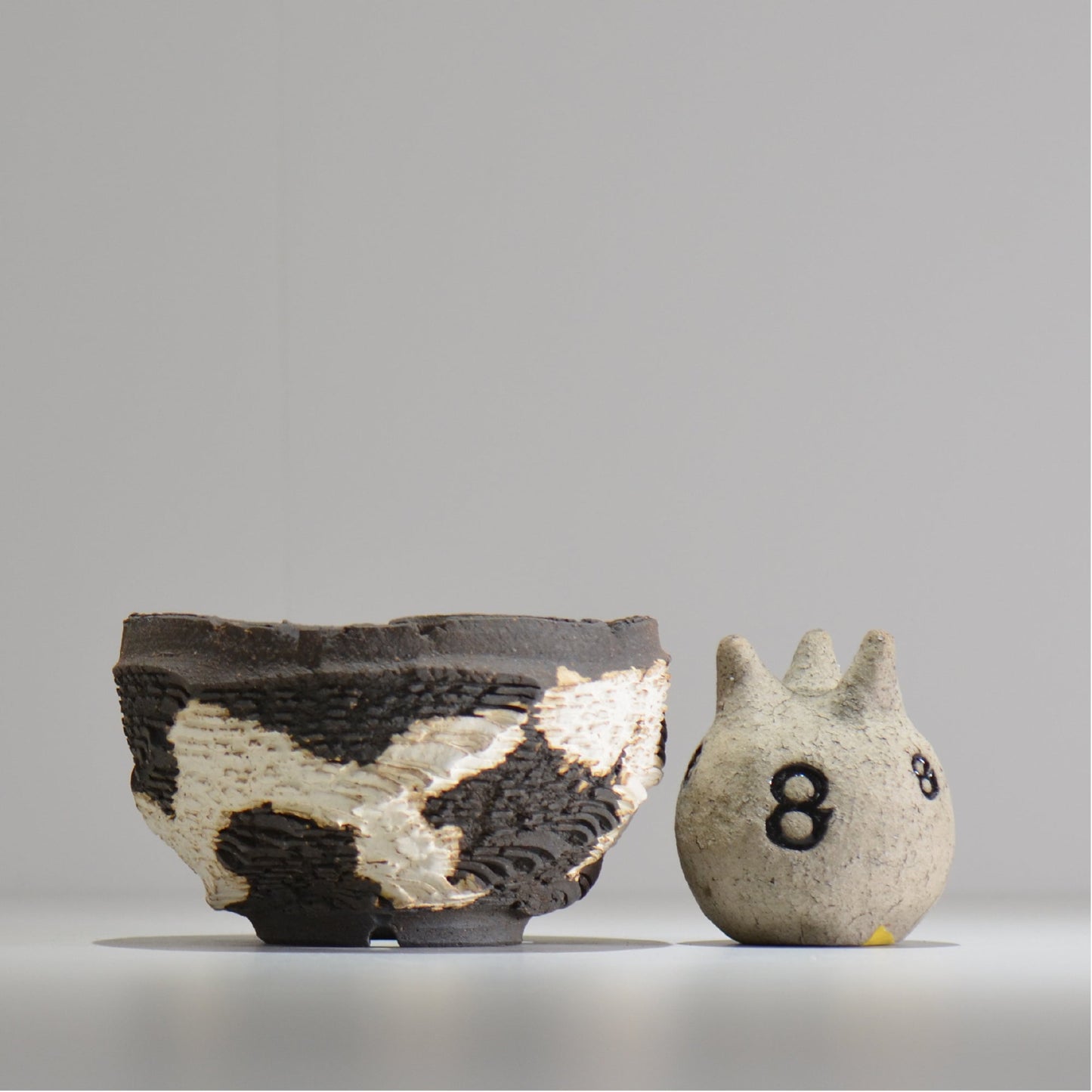 菊地元野 / DANSOU GLOSS ツートン / kg_dt49_m /  約φ14cm / 植木鉢