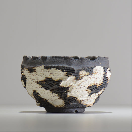 菊地元野 / DANSOU GLOSS ツートン / kg_dt64_l / 約φ15.5cm / 植木鉢