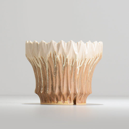 中野 明彦 / KIRIKO_d30 / 約 φ15cm / L / アンバー / 植木鉢