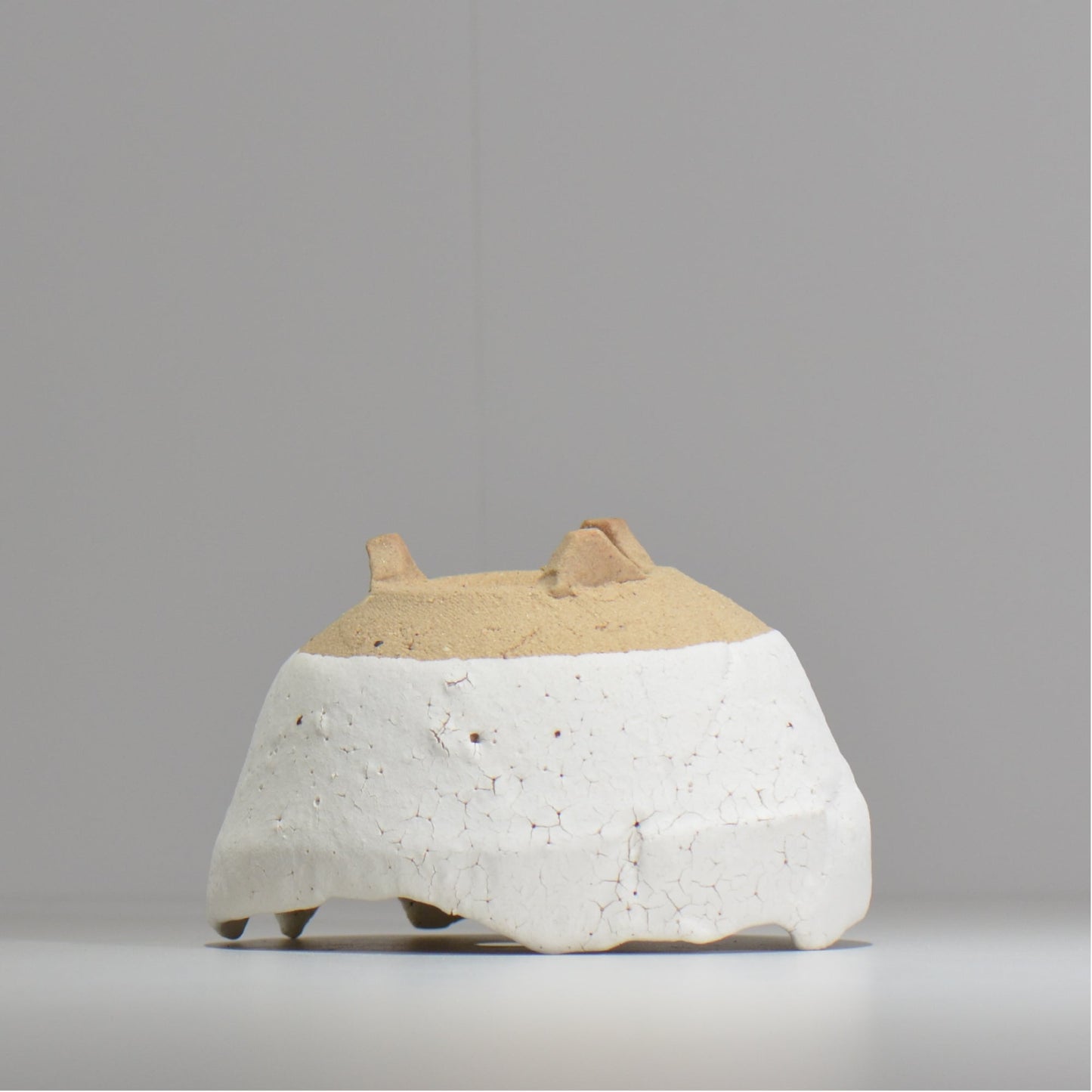 川合牧人 / UROKO POT WHITE/ km_urkw03_m / 約φ14cm / 植木鉢