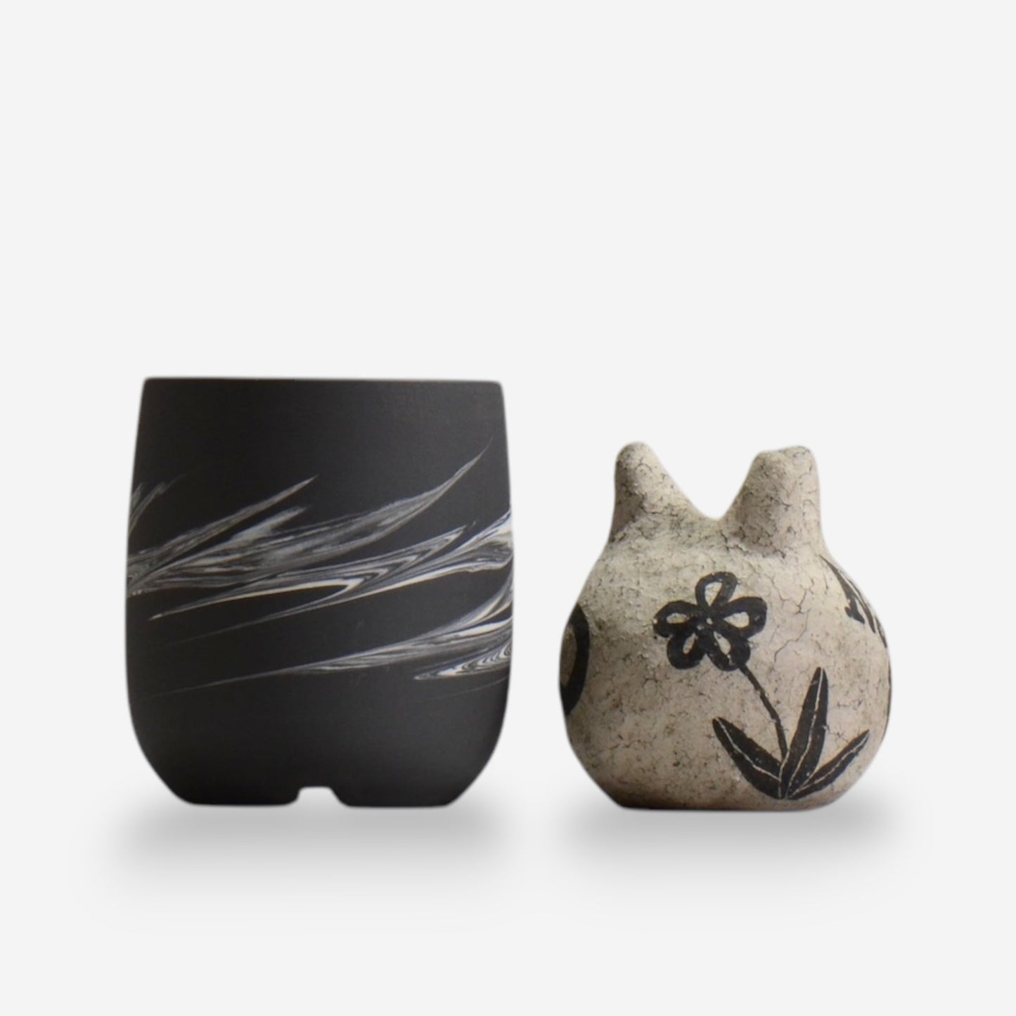 山本真郎 / 黒仙-kokusen011 / S / 約φ7.8cm / 植木鉢