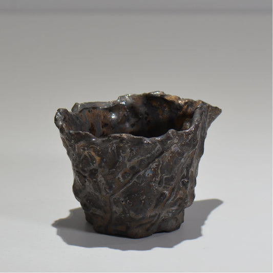 木村 貴史 / 黒錆釉片口酒器 /kt_10