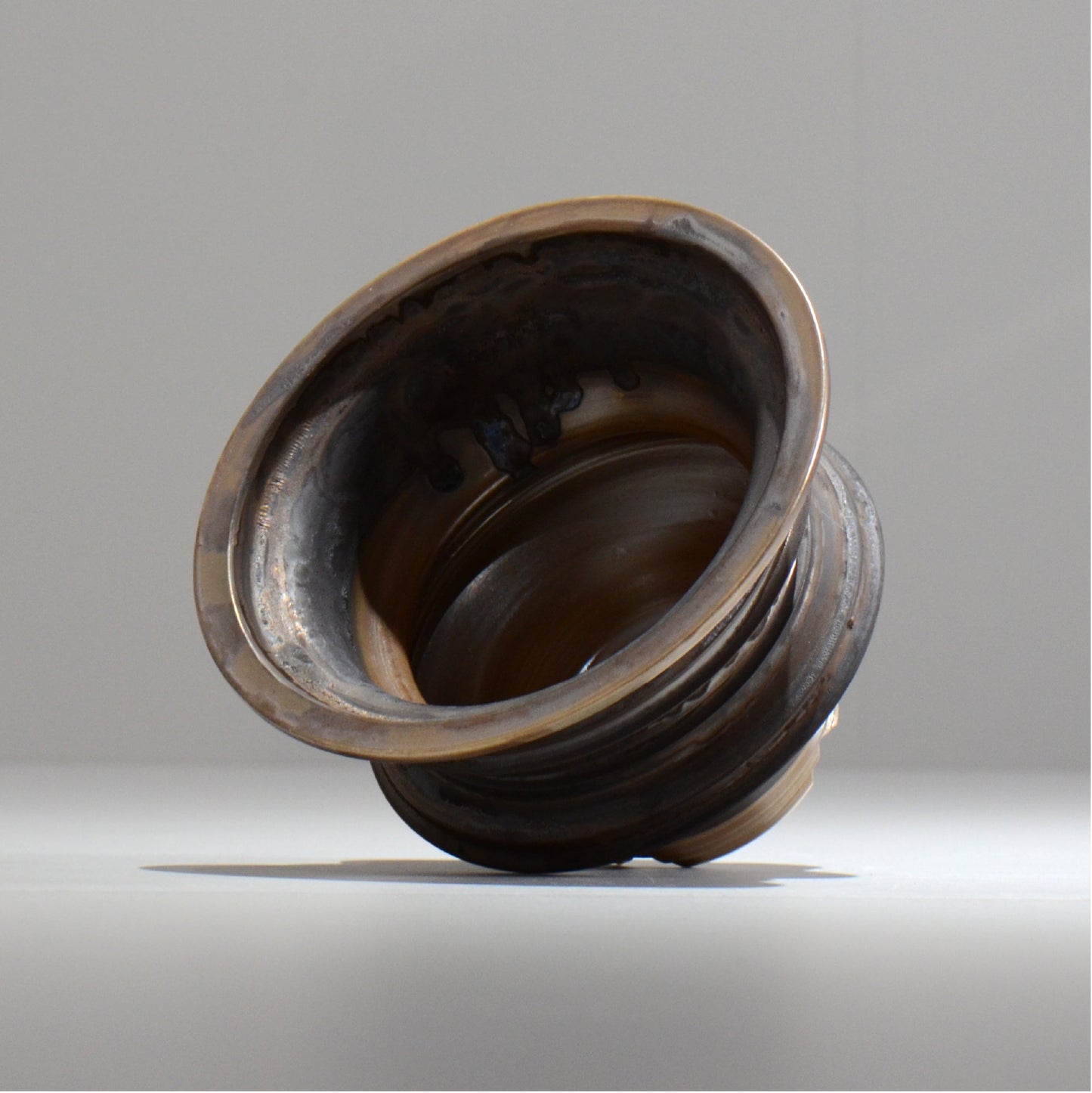 陶房Kibi / マルチエッジS001_07 / M / 約 φ14.2cm / 植木鉢