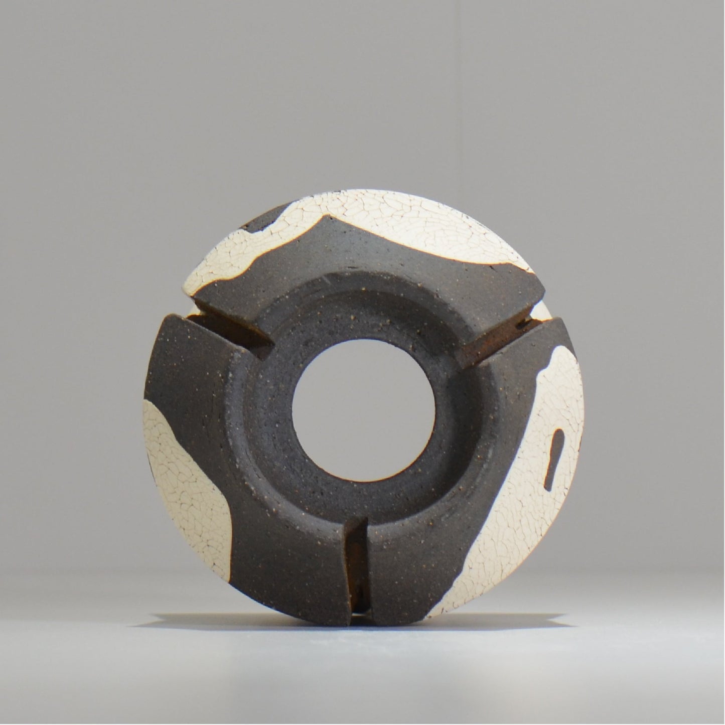 沼野 秀章 / 黒二白 / S / nh_bw15_m / 約φ14.5cm / 植木鉢