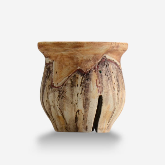 沼野秀章 / 刻む音 06 / 約 φ10.2cm / 植木鉢