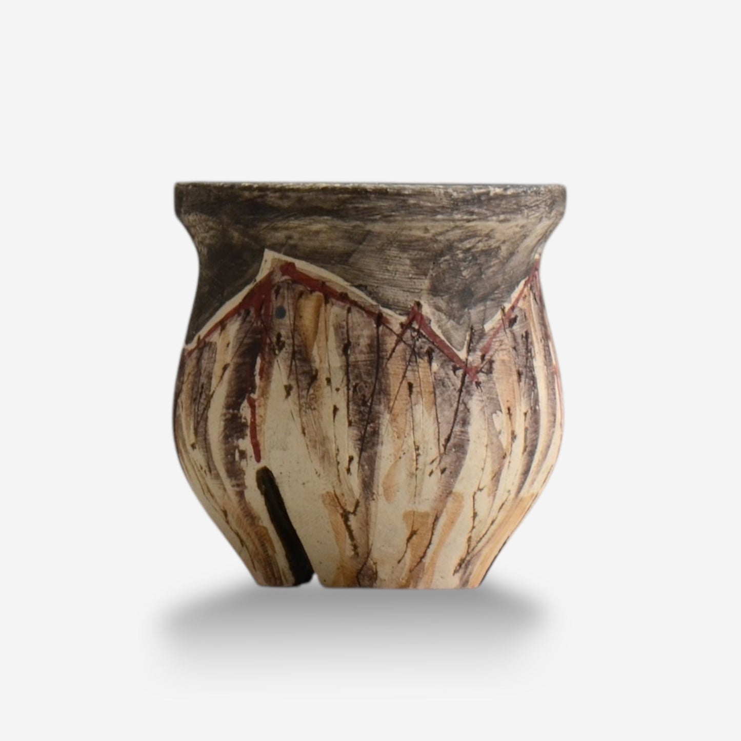 沼野秀章 / 刻む音 07 / 約 φ10cm / 植木鉢